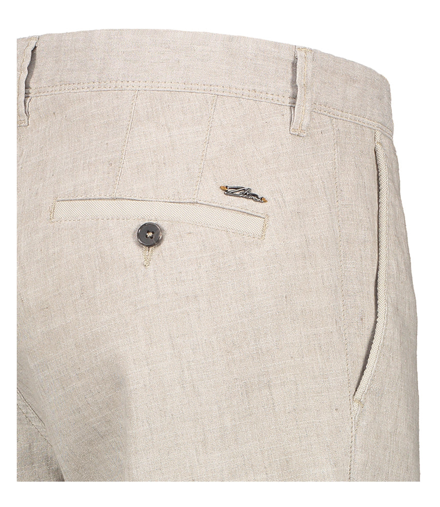 Short beige en lin Klint Zilton