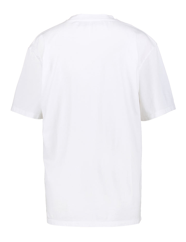 T-shirt en coton blanc avec imprimé Josh Margaux
