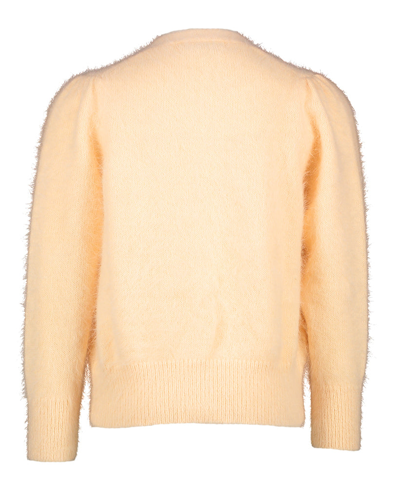 Pastel oranje zachte cardigan Phoebe Blue Bay