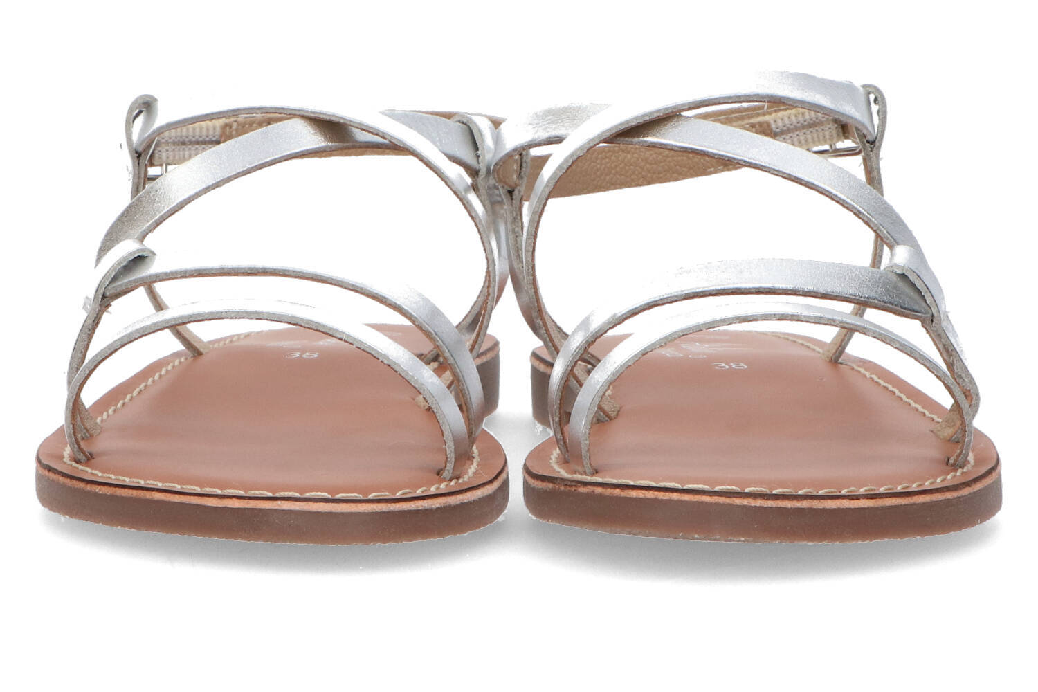 Sandales argentées L'Atelier Tropézien