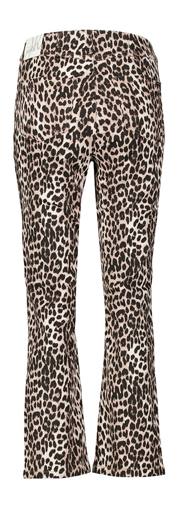 Pantalon élastiqué à imprimé animal Joseph Ribkoff