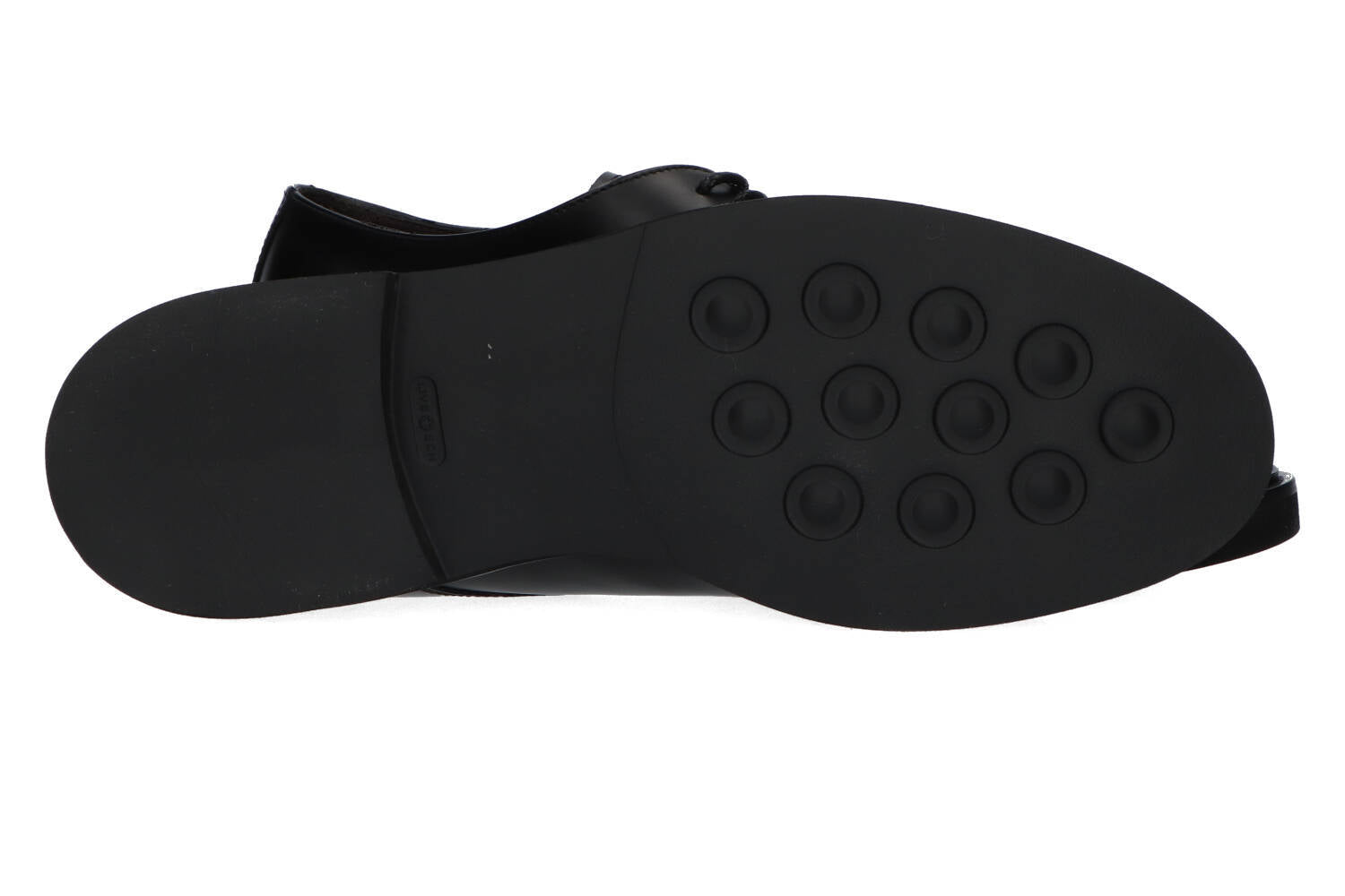 Chaussures à lacets noires brillantes Rossano Bisconti