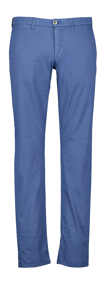 Donkerblauwe slim fit chino Atelier Noterman