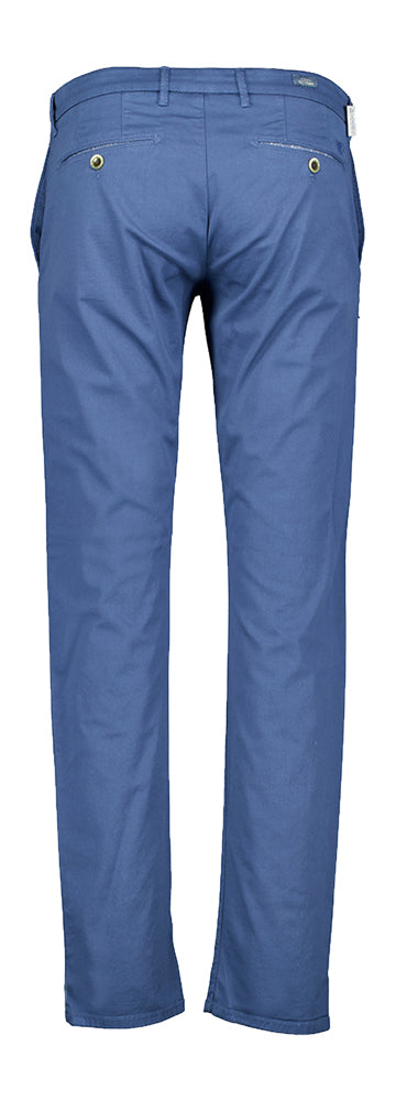 Donkerblauwe slim fit chino Atelier Noterman