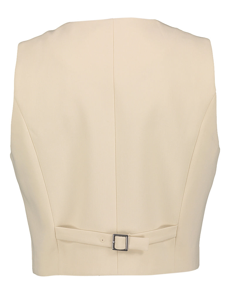 Gilet couleur vanille Co'Couture
