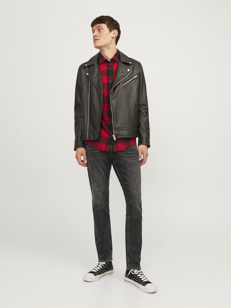 Grijze slim fit jeans Jjiglenn Jack & Jones