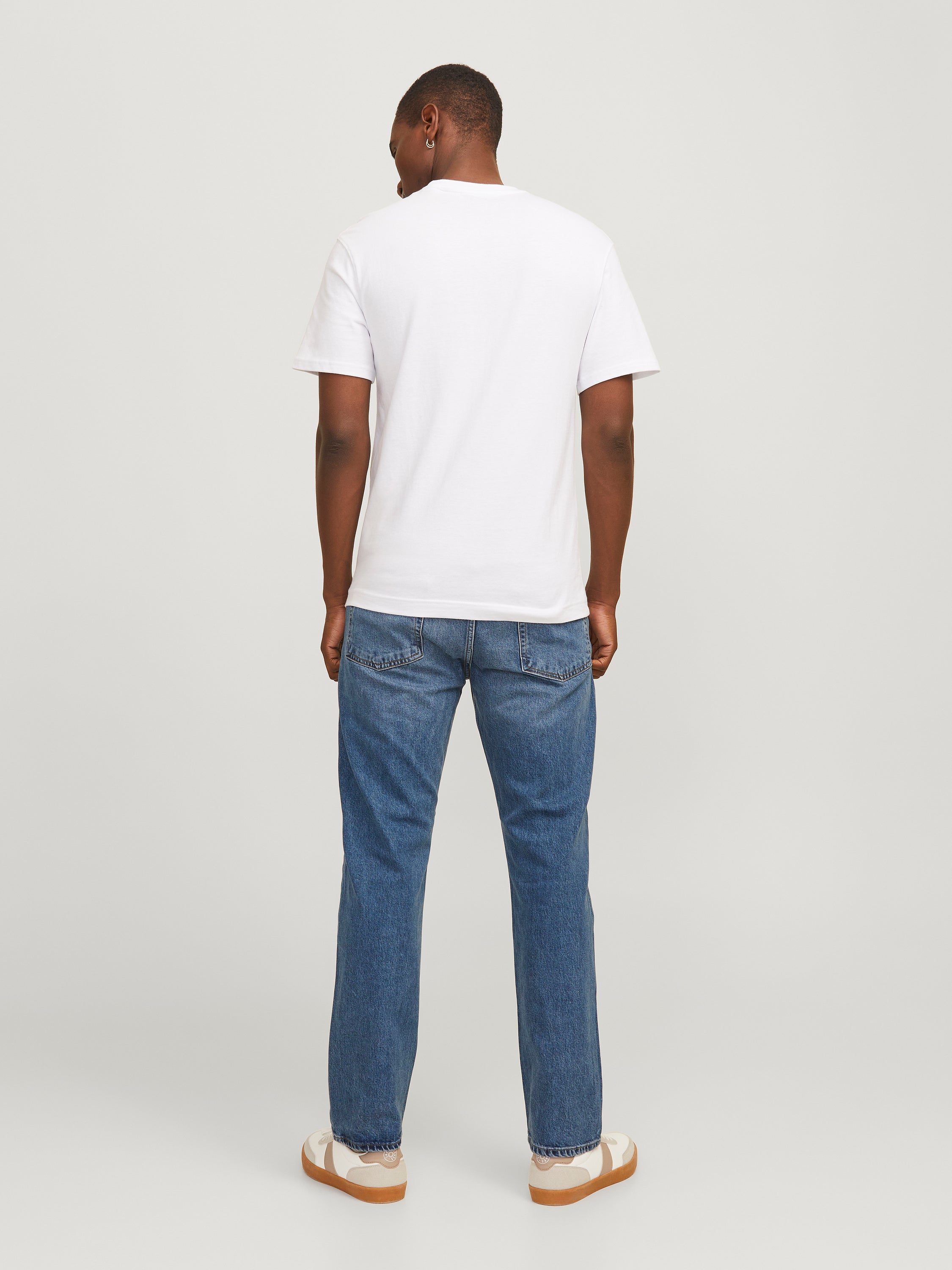 Blauwkleurige relaxed fit jeans Chris Jack & Jones