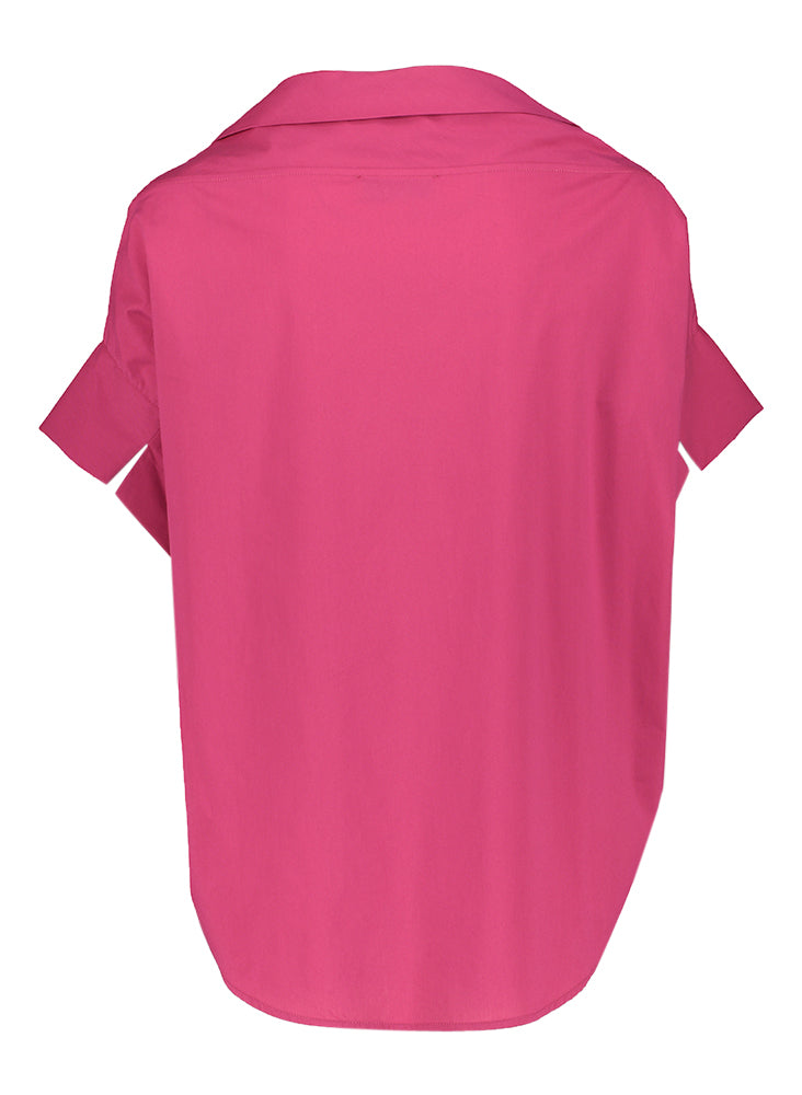 Blouse fushia à manches 3/4 Anna Seravalli