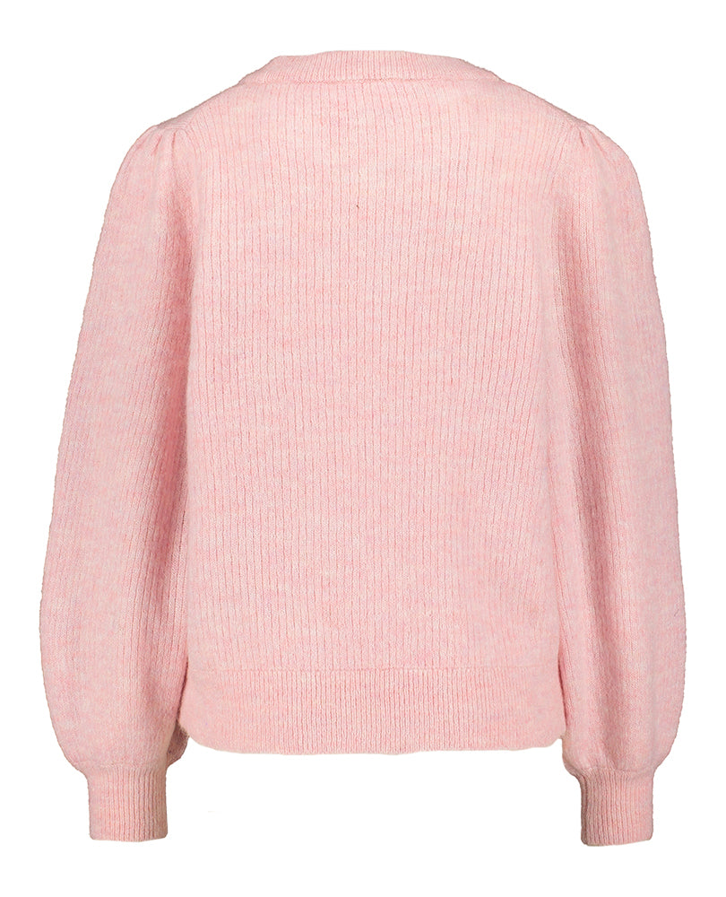 Bleached mauve trui Selected