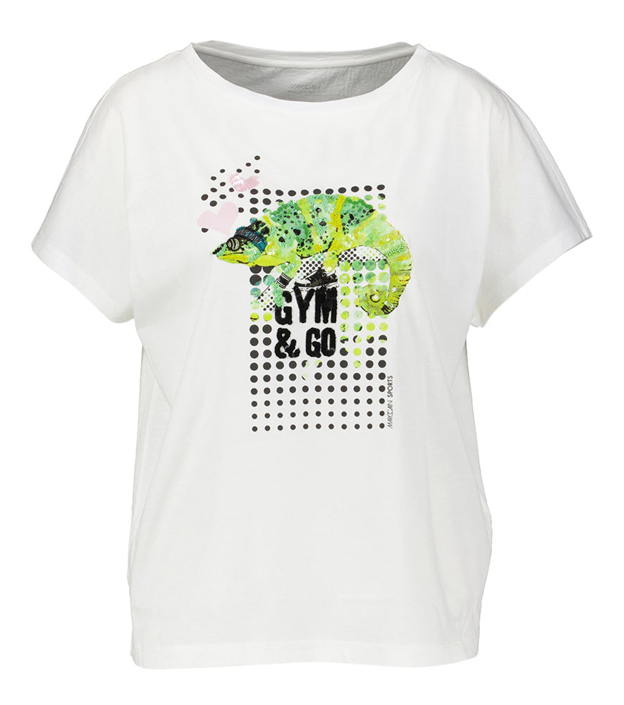 T-shirt écru Gym&amp;Co Marccain Sport