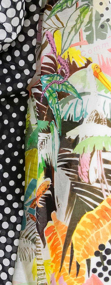 Écharpe multicolore imprimée Marccain Sport