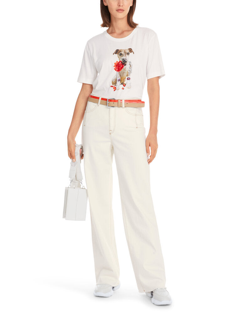 Jean ample couleur écru Marccain