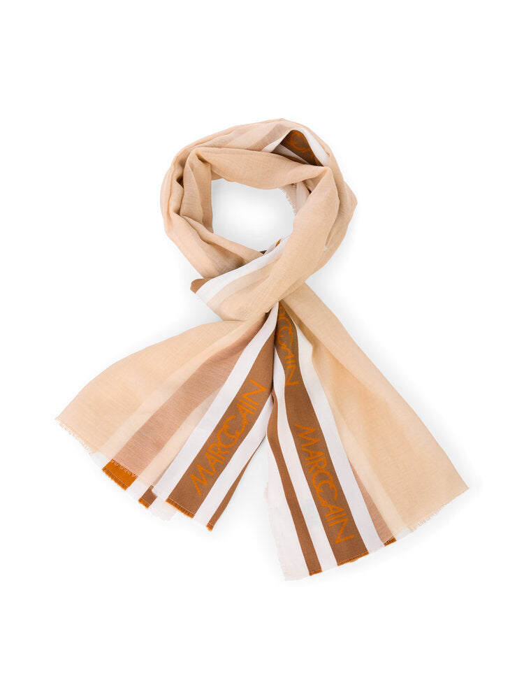 Écharpe couleur taupe de la marque Marccain