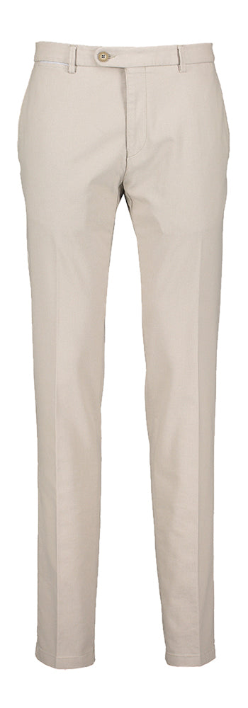Pantalon long beige à structure fine Bugatti