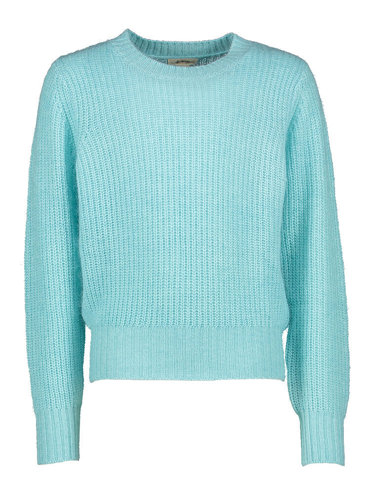 Blauwe pull met ronde hals Bellerose