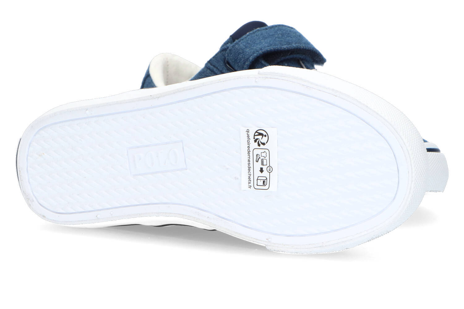 Jeansblauwe lage sneakers met velcro Sayer Ralph Lauren