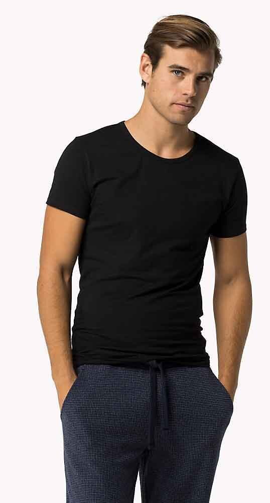 Zwarte T-shirt Korte Mouwen Triopack