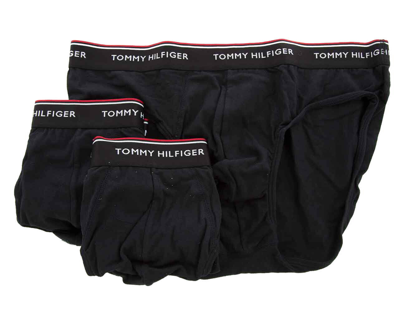 3pack zwarte Slips Tommy Hilfiger