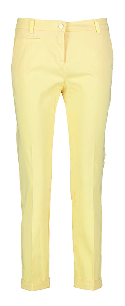 Pantalon chino jaune clair Stella Cambio