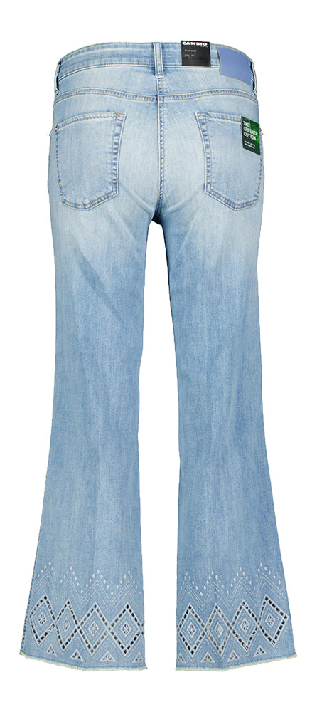 Jean bleu à col spécial Francesca Cambio