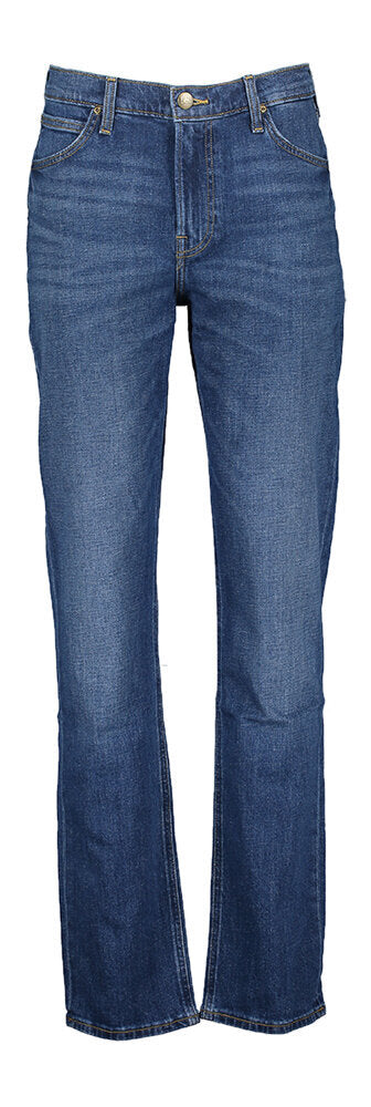 Blauwkleurige relaxed fit jeans Lee