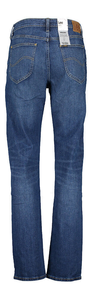 Blauwkleurige relaxed fit jeans Lee