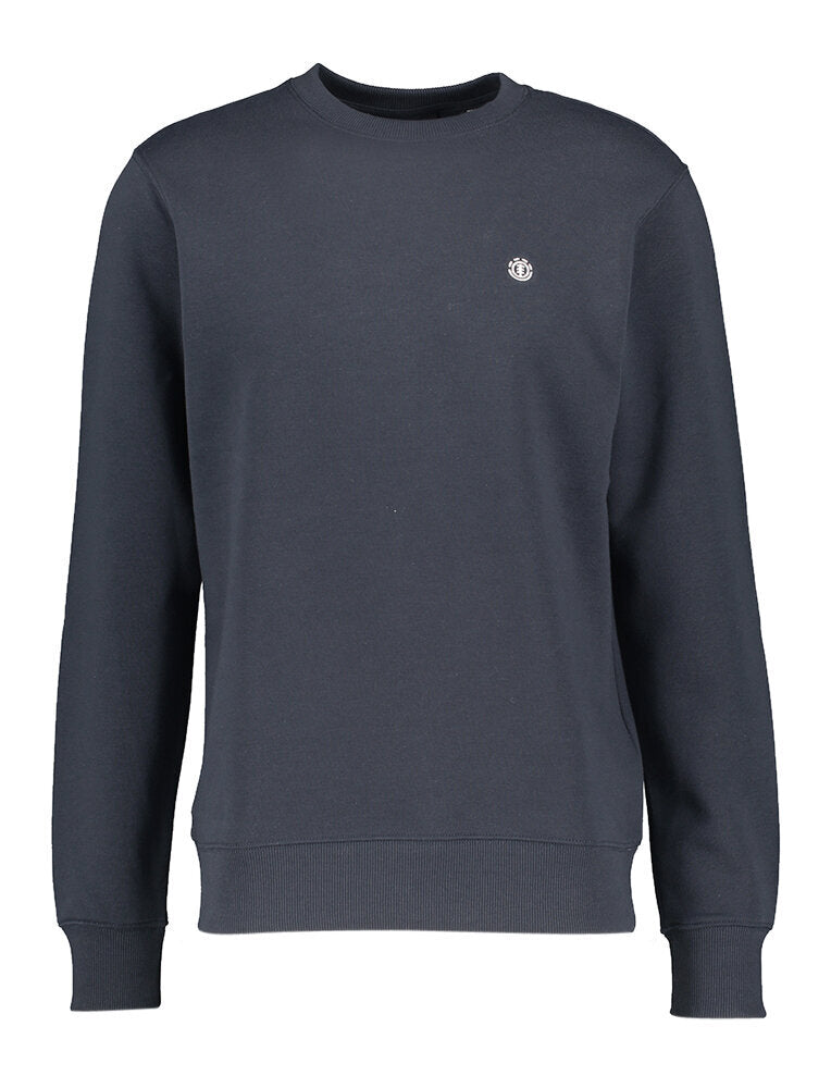 Pull bleu foncé avec logo de marque blanc Element