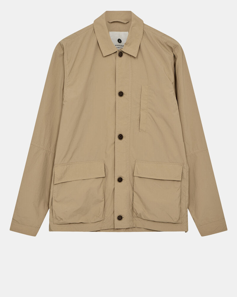 Veste beige en tissu parachute Anerkjendt