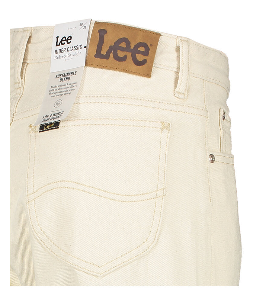 Jean beige coupe décontractée Rider Classic Lee