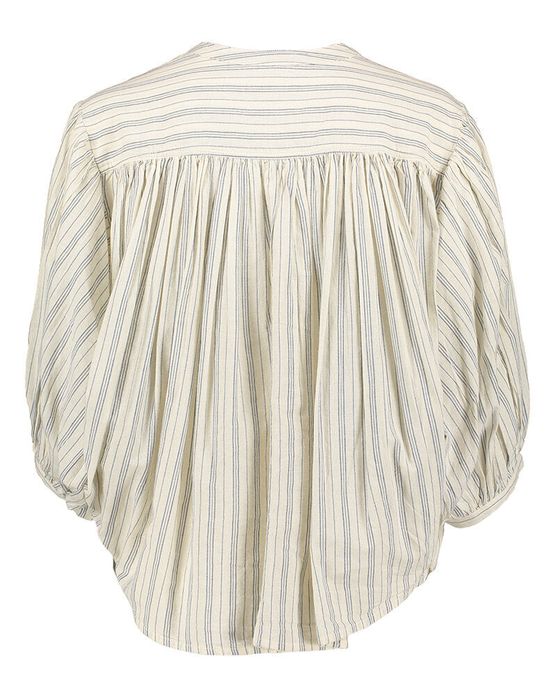 Beige gestreepte bloes Ink Bellerose