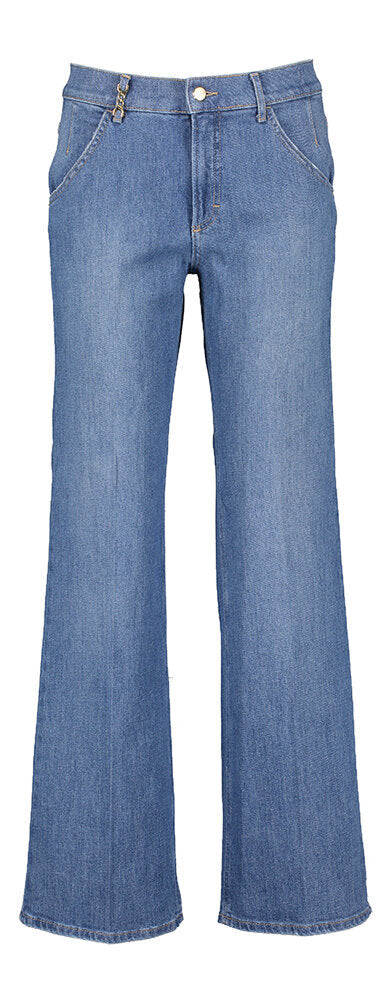 Blauwe wide leg jeans fit Brax