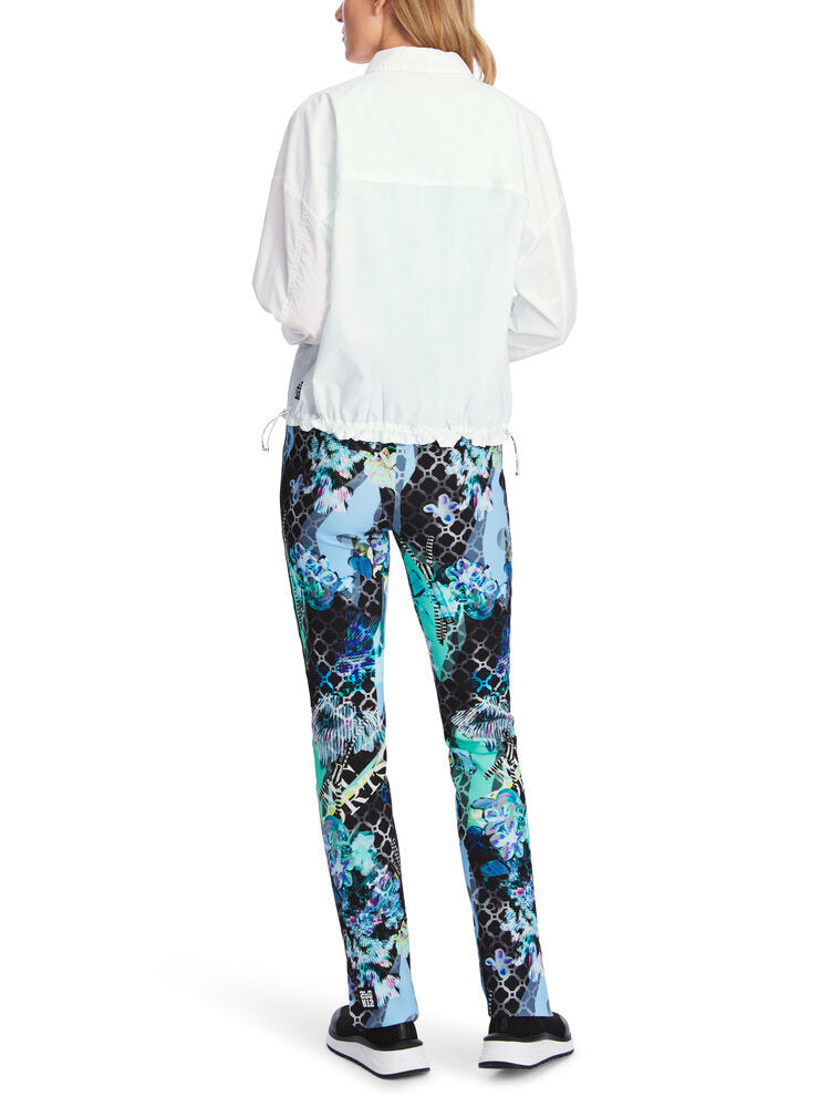 Chemisier blanc à élastique en bas Marccain Sport