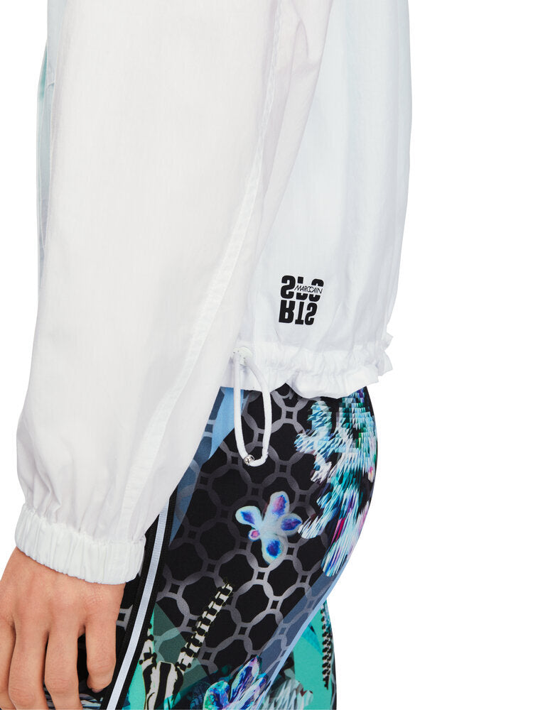 Chemisier blanc à élastique en bas Marccain Sport