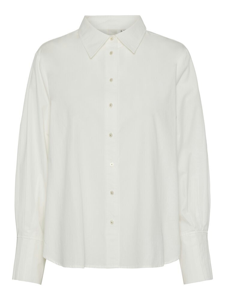 Star white katoenen bloes YAS