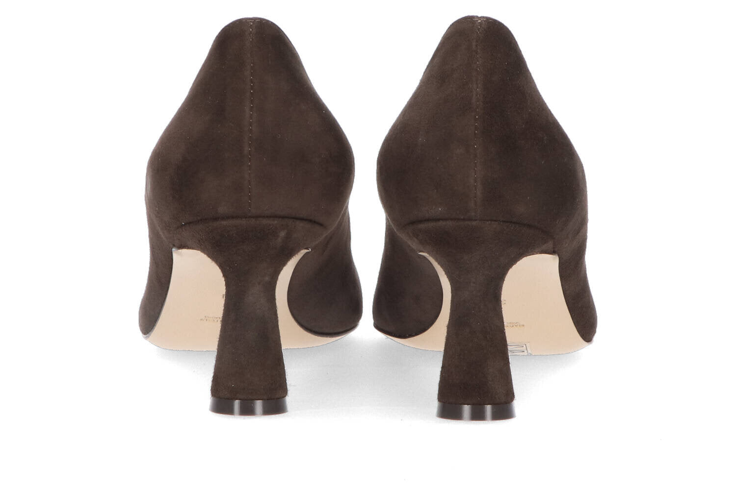 Testa di moro bruine suede pumps Codo Voltan