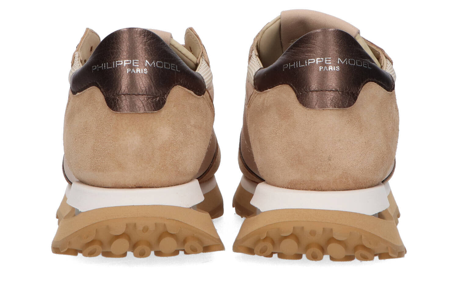 Baskets basses beiges modèle Philippe