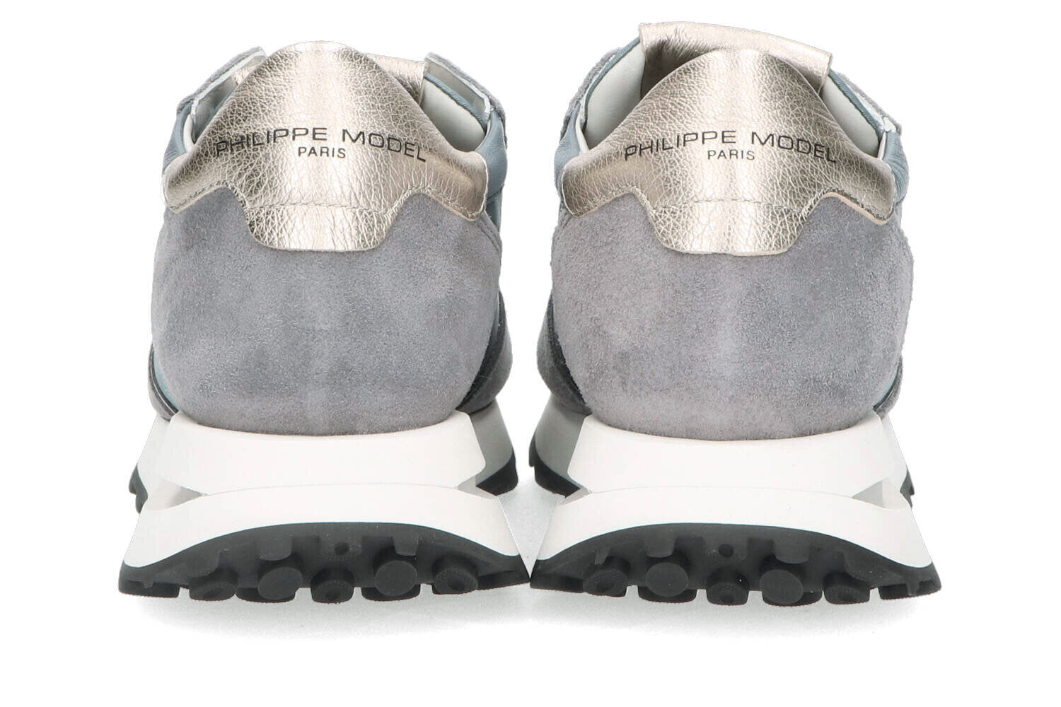 Jeansblauwe lage sneakers Philippe Model