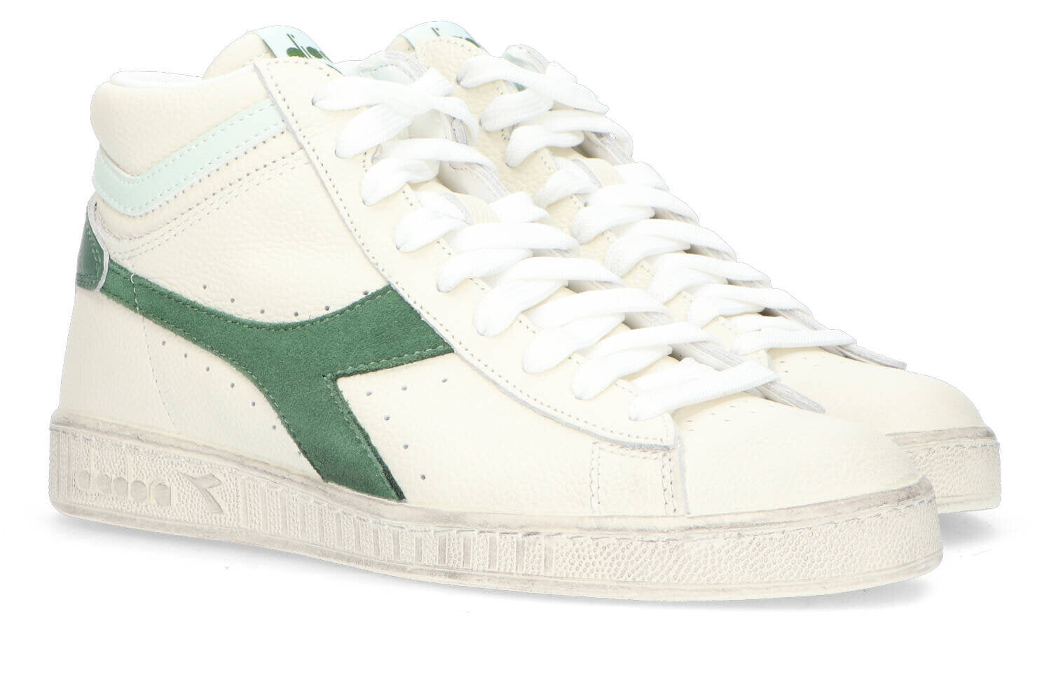 Baskets montantes vertes Diadora