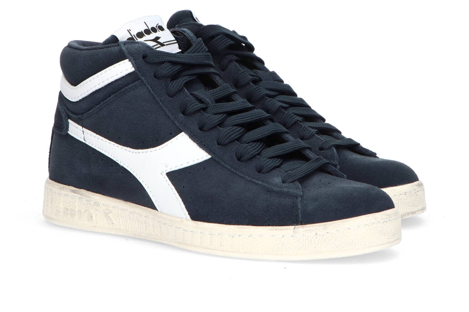 Baskets montantes bleu foncé Diadora