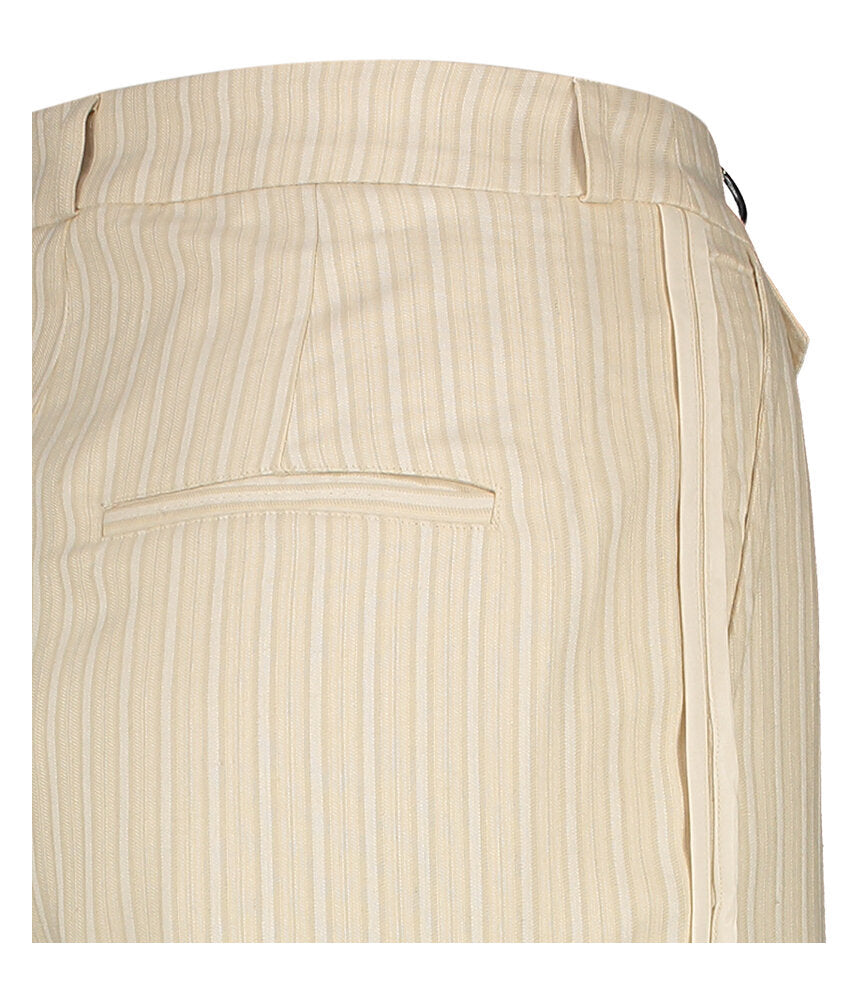Pantalon rayé beige Les Coyotes de Paris