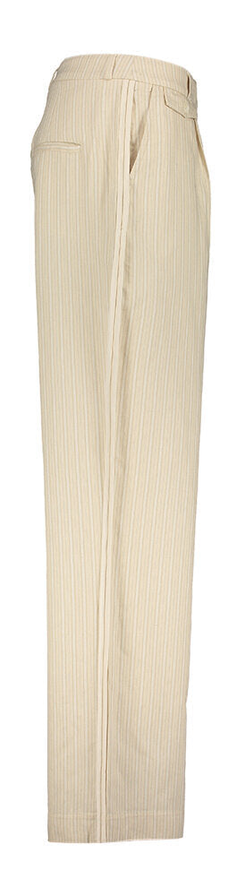 Pantalon rayé beige Les Coyotes de Paris