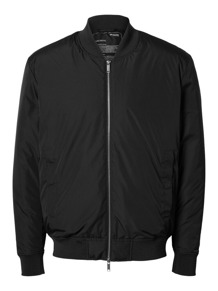 Blouson aviateur bleu foncé sélectionné