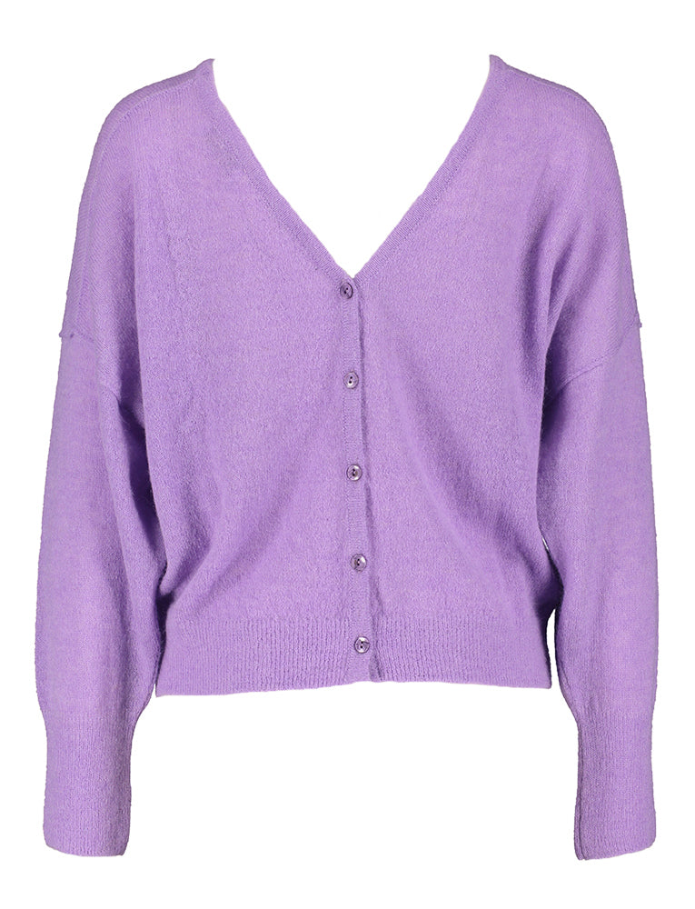 Pull en laine lilas à dos profond Parmo Furore