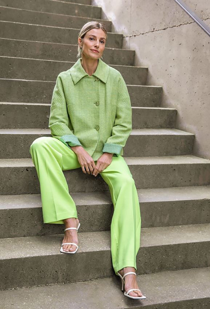 Gilet vert brillant Colina Furore