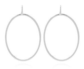 Boucles d'oreilles ovales classiques en argent Lott Gioeilli