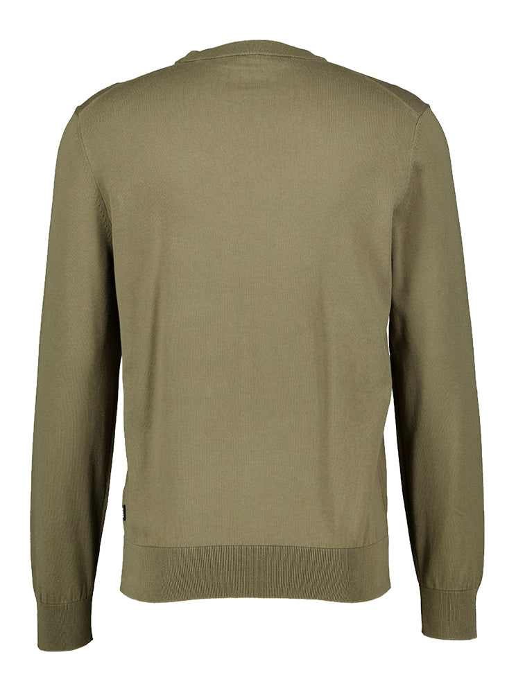 Pull Hugo Boss beige à col rond