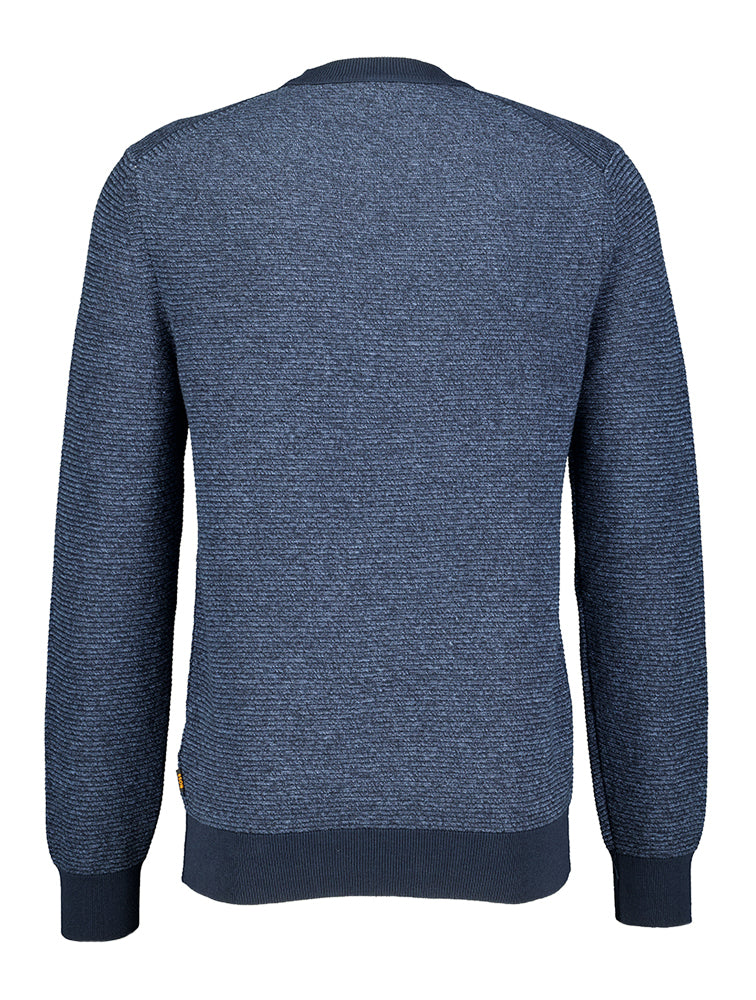 Pull bleu à col rond Aspoki Hugo Boss