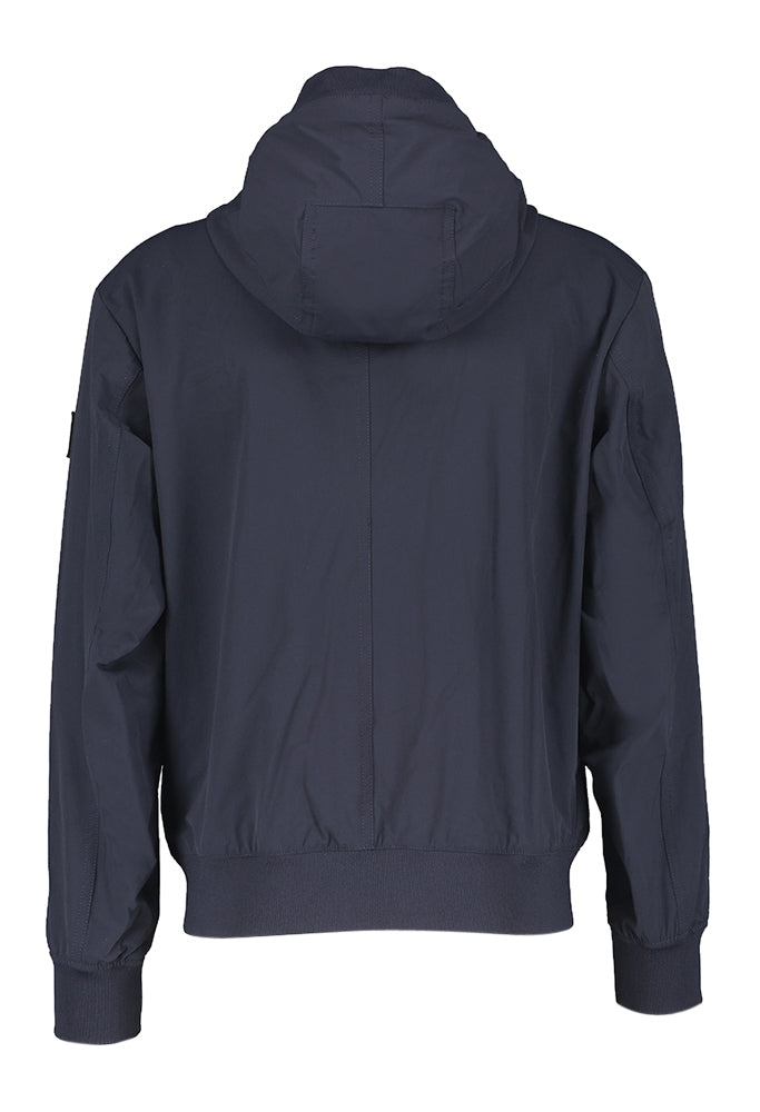 Veste à capuche bleu foncé Oloco Hugo Boss