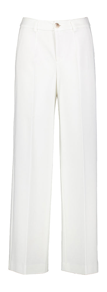 Witte geklede wijdvallende broek Punch Xandres