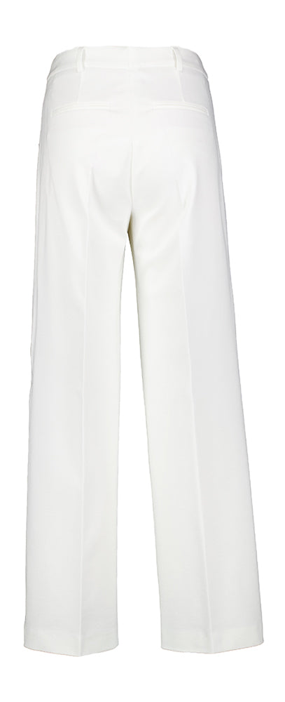 Witte geklede wijdvallende broek Punch Xandres